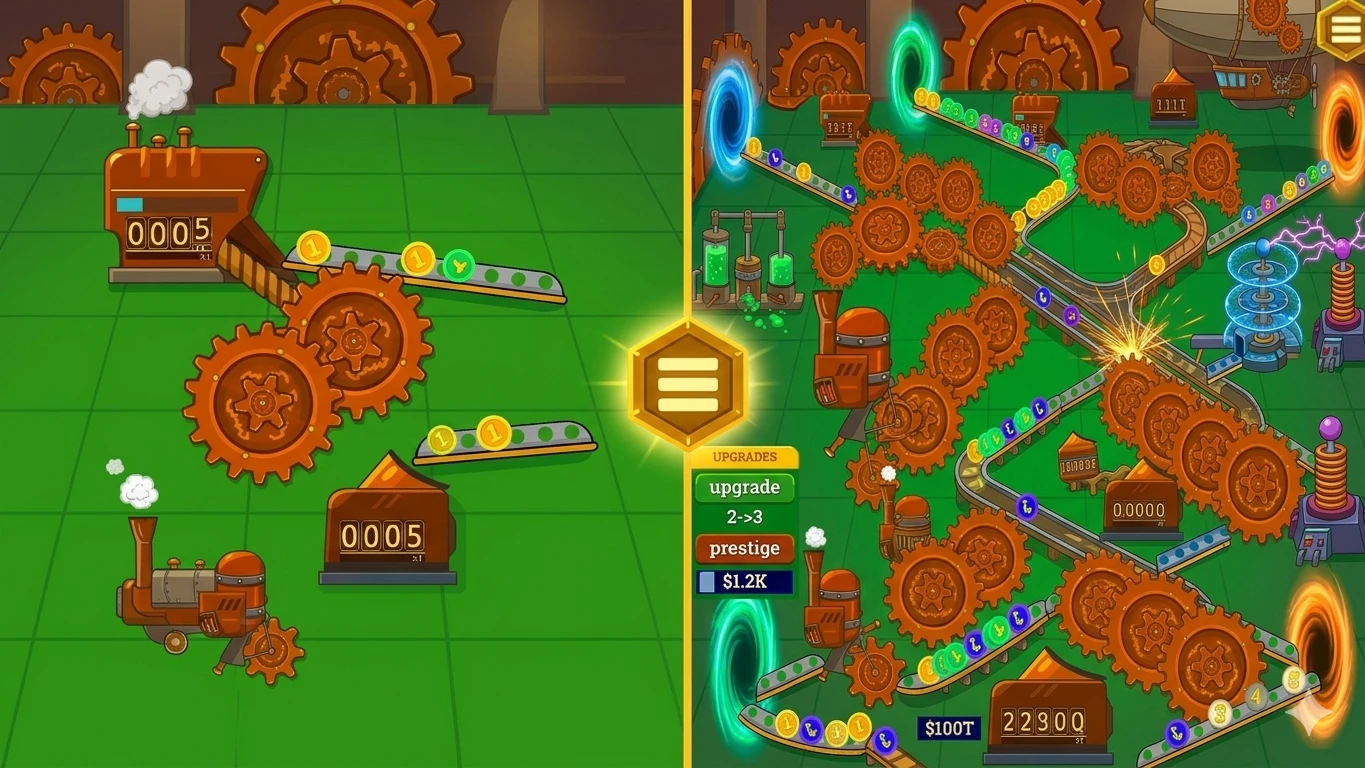 fully upgraded late-game factory